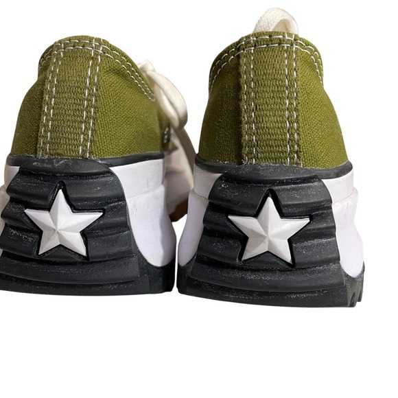 Converse Run Star Hike Low Platform Sneakers Dark Moss Green Wms 8 Mens 6.5 NEW - Picture 5 of 10